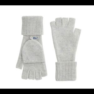 Vineyard Vines Womens Solid Fold-Over Gloves